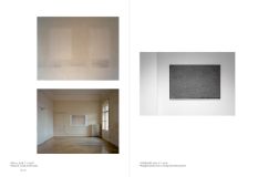 'Room 14', 2004 – Traces of a room in the room  /  
'Gedankentafel', 2004