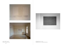 'Room 14', 2004 – Traces of a room in the room  /  
'Gedankentafel', 2004