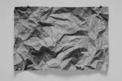 «Repeated Process» (photograph of crumpled paper, printed and re-crumpled), Paris, 2018